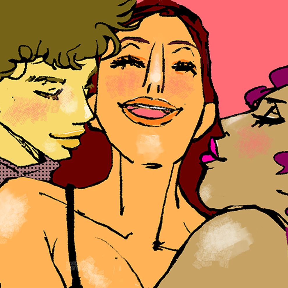 Un couple qui s'est rencontré sur Noulib se donne la main